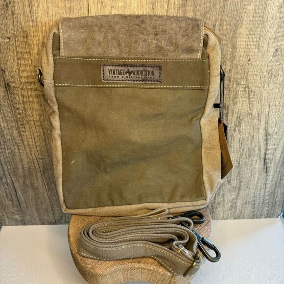 Canvas Crossbody Vintage Fabric Bag FAST SHIP NeW - Picture 9 of 11